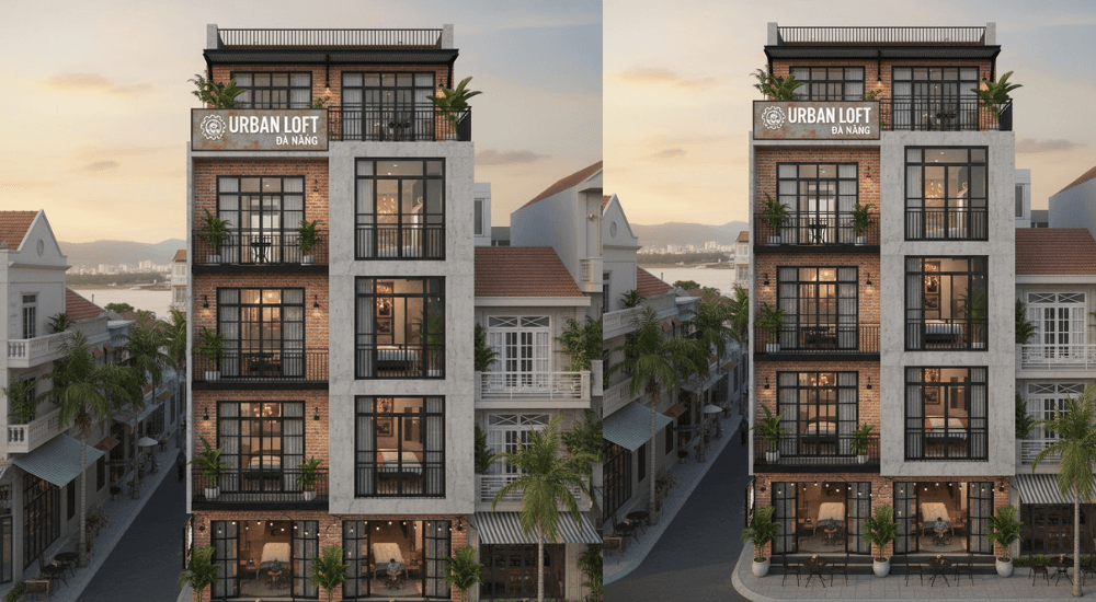 Urban loft đà nẵng - 24 phòng industrial chic