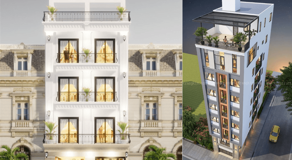 Các mẫu thiết kế nhà nghỉ 15 phòng phổ biến và hiệu quả nhất 2025