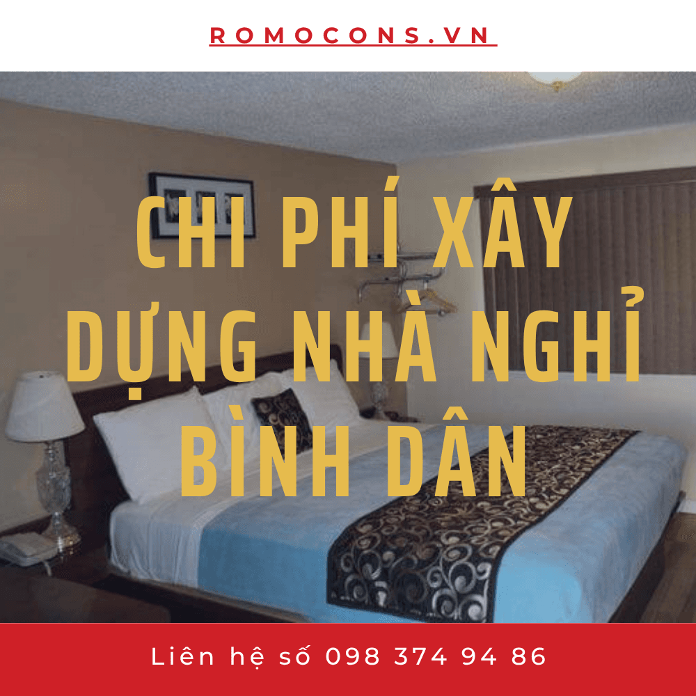 Chi phí xây dựng nhà nghỉ bình dân