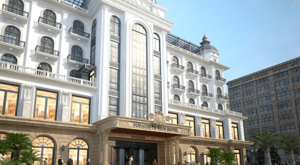 Mẫu khách sạn 5 tầng tân cổ điển