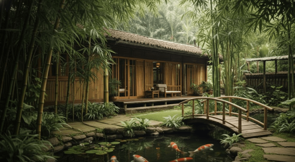 Mẫu nhà nghỉ dưỡng bamboo paradise