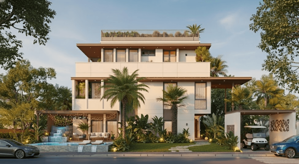 Mẫu nhà nghỉ dưỡng phong cách modern minimalist