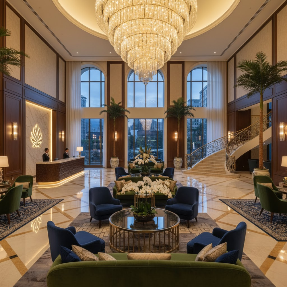 Chi phí nội thất khách sạn: Các yếu tố quyết định và mức giá tham khảo chi tiết 1 Chi phí nội thất khách sạn