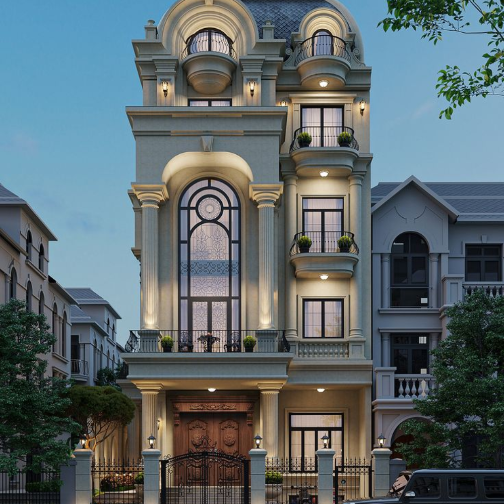 Mặt tiền khách sạn hiện đại: 50+ mẫu đẹp nhất 8 Mặt tiền khách sạn hiện đại