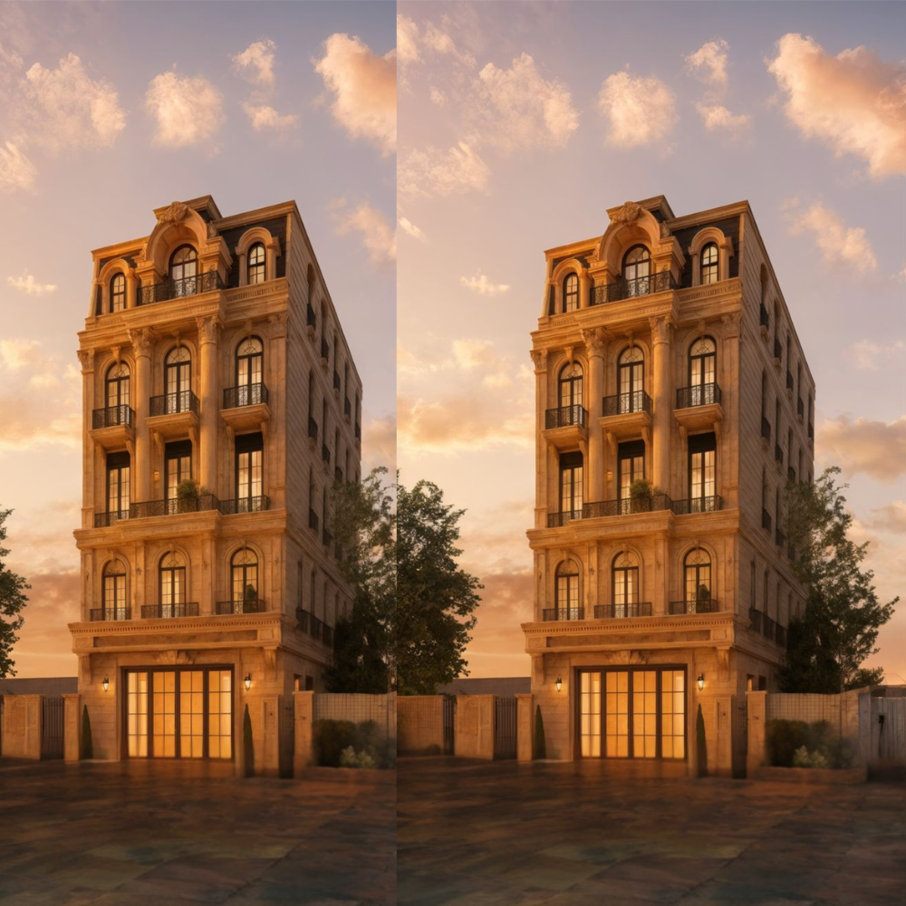 50+ mẫu thiết kế khách sạn mini kiến trúc độc đáo, tiêu chuẩn quốc tế 20 Khách sạn mini 5×20 phong cách tân cổ điển