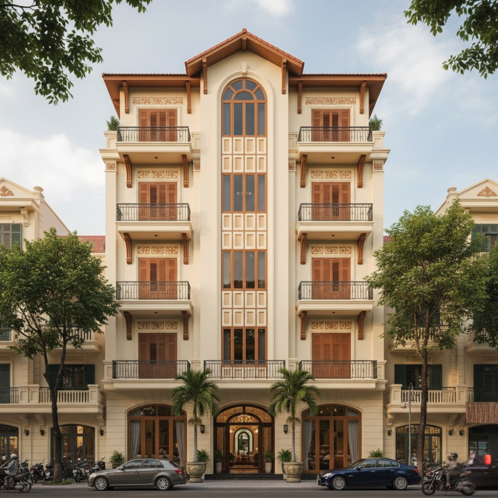 Mặt tiền khách sạn hiện đại: 50+ mẫu đẹp nhất 9 Khách sạn mini Mặt tiền khách sạn hiện đại