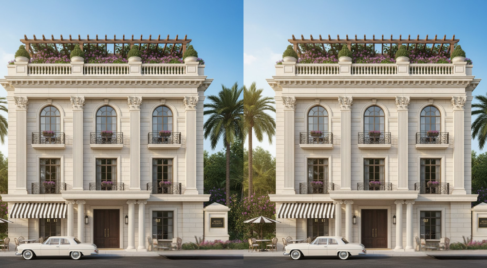 50+ mẫu thiết kế khách sạn mini kiến trúc độc đáo, tiêu chuẩn quốc tế 33 Mẫu thiết kế khách sạn mini 10×20 tân cổ điển