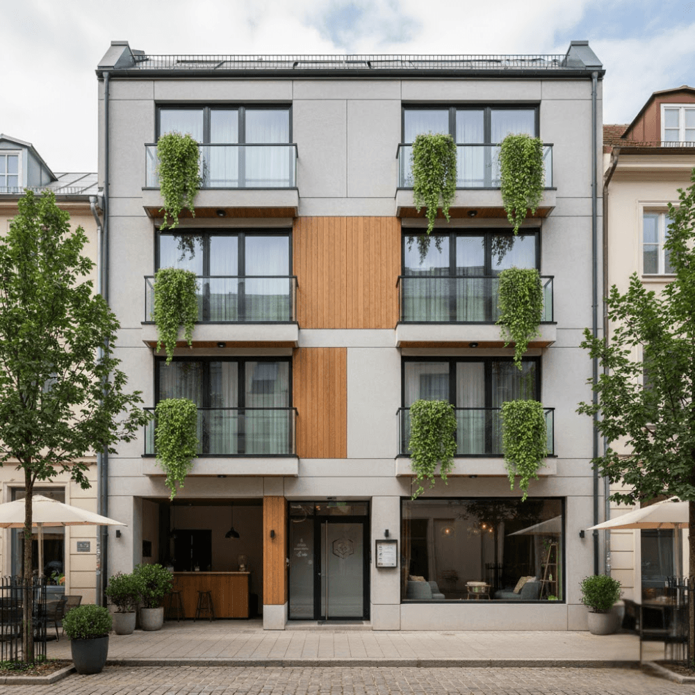 Mẫu khách sạn mini 3 tầng 8 Mẫu khách sạn mini 3 tầng 7×20m