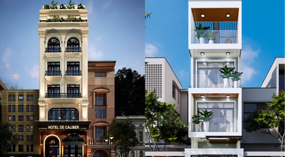 Bí quyết tạo mẫu khách sạn mini hiệu quả 9 Mẫu khách sạn mini 5×20m