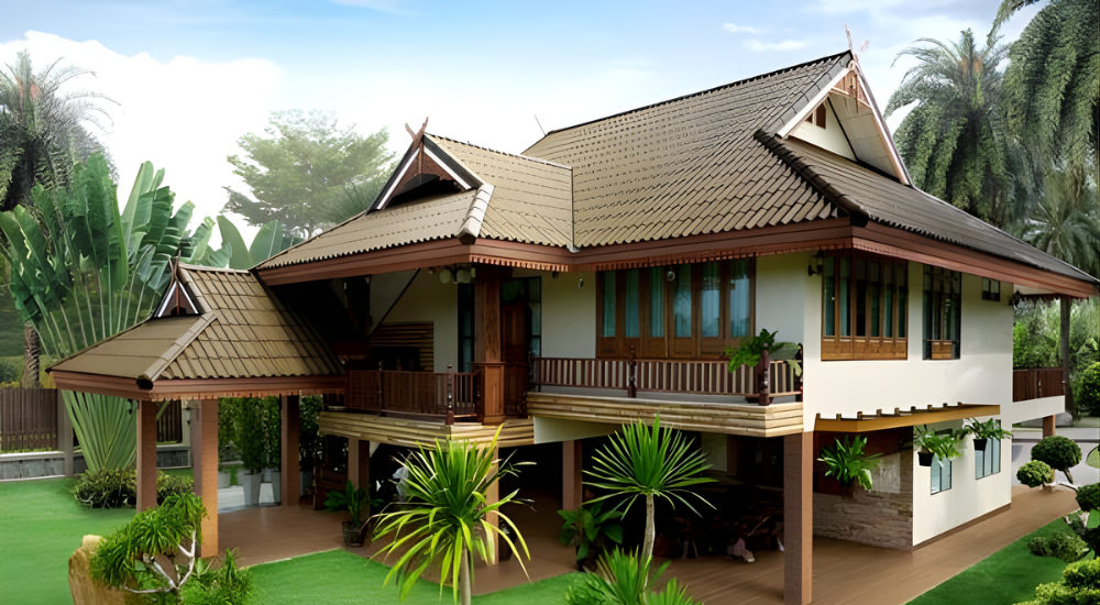 Nhà sàn mini bằng bê tông