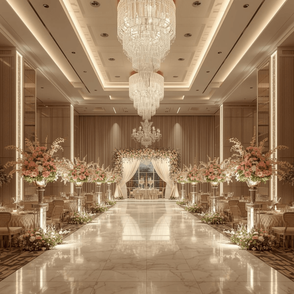 Mẫu thiết kế trung tâm tổ chức sự kiện, tiệc cưới