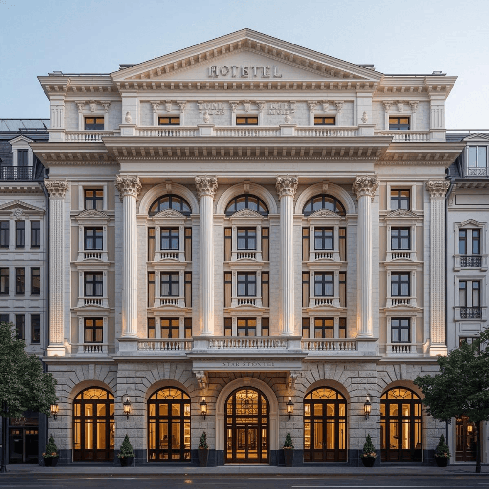 mẫu nhà nghỉ mặt tiền 10m