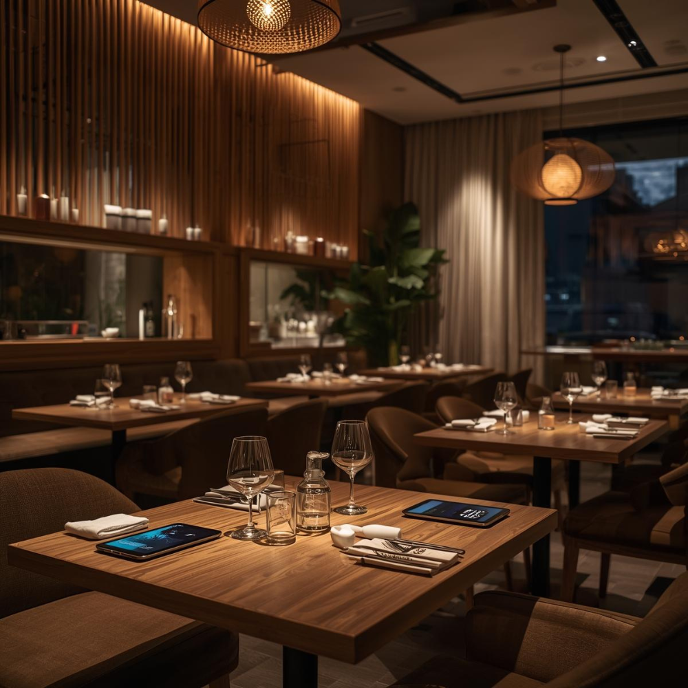 Công nghệ tích hợp trong nội thất nhà hàng khách sạn