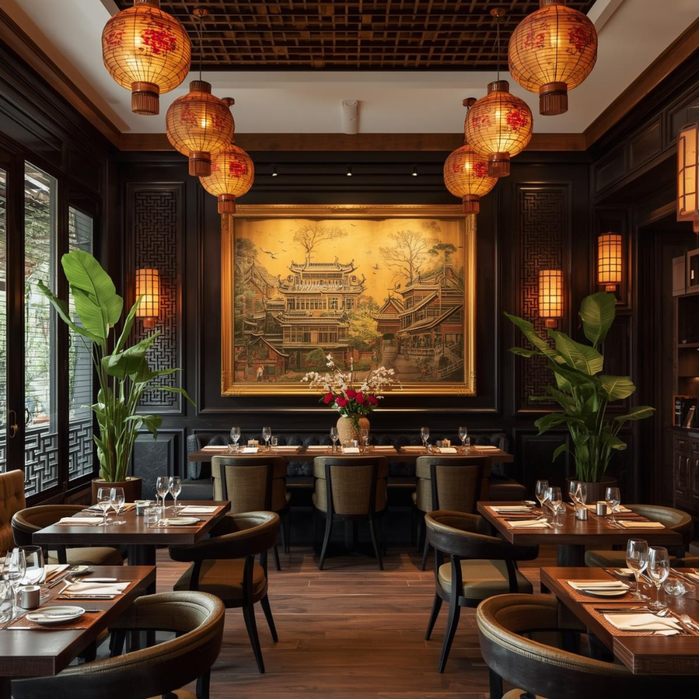 Nội thất nhà hàng khách sạn phong cách Indochine