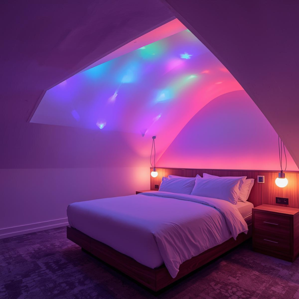 Nội thất phòng khách sạn: Bí quyết tạo không gian đẳng cấp thu hút khách hàng 28 Trang trí phòng khách sạn theo ánh sáng màu sắc