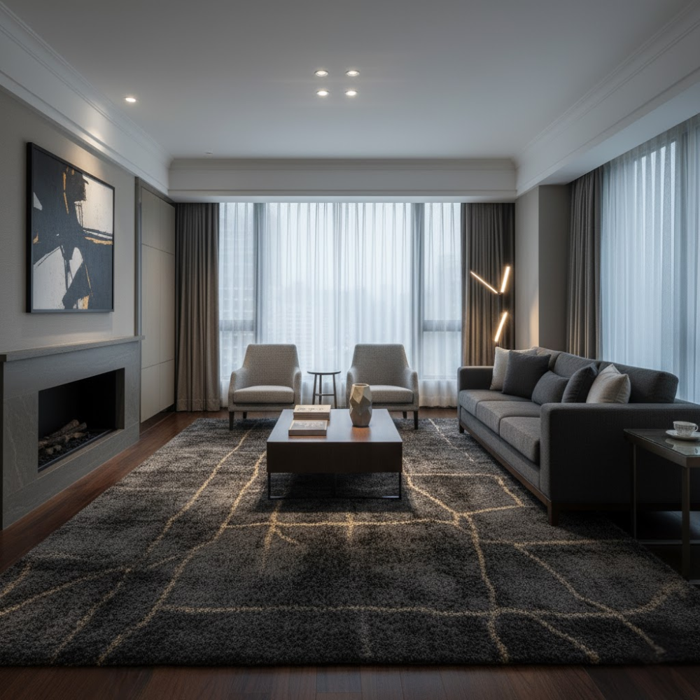 Nội thất phòng khách sạn: Bí quyết tạo không gian đẳng cấp thu hút khách hàng 17 Phòng nội thất khách sạn cao cấp sử dụng thảm phối màu sáng tạo