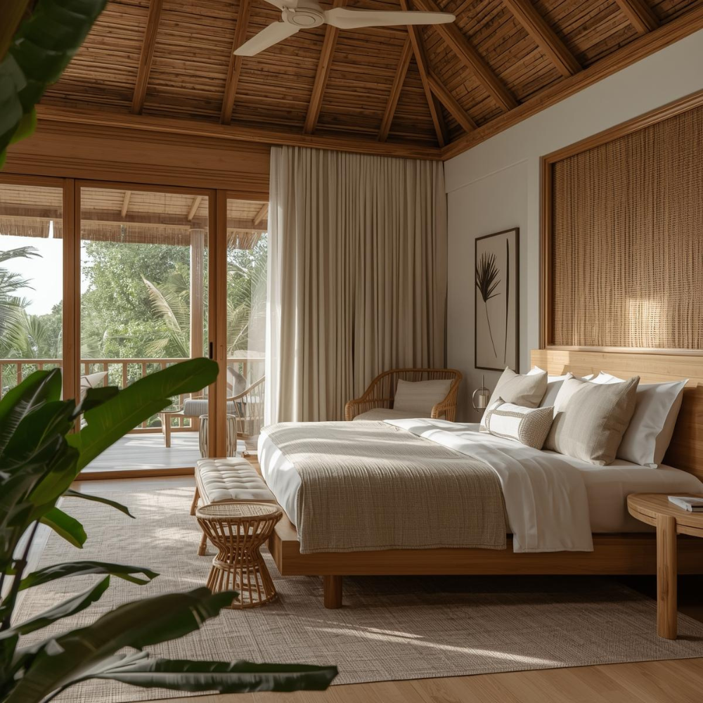 Nội thất phòng khách sạn: Bí quyết tạo không gian đẳng cấp thu hút khách hàng 7 Phong cách nội thất nhiệt đới gần gũi thiên nhiên