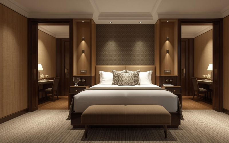 Top 15+ mẫu phòng ngủ khách sạn 5 sao đẹp nhất 2026 18 Mẫu nội thất Connecting Room khách sạn 5 sao