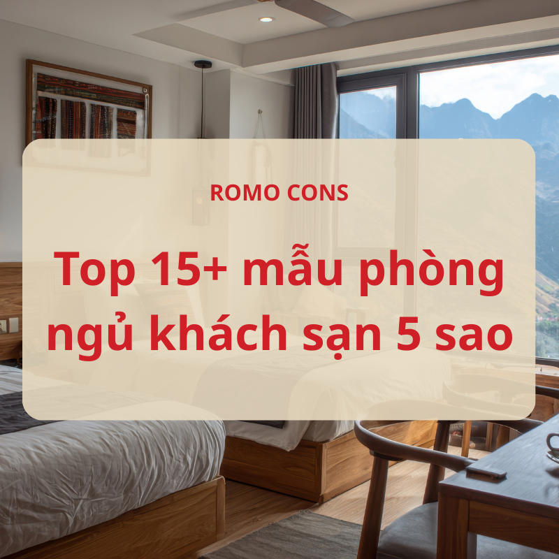 Top 15+ mẫu phòng ngủ khách sạn 5 sao đẹp nhất 2026 1 mẫu phòng ngủ khách sạn 5 sao