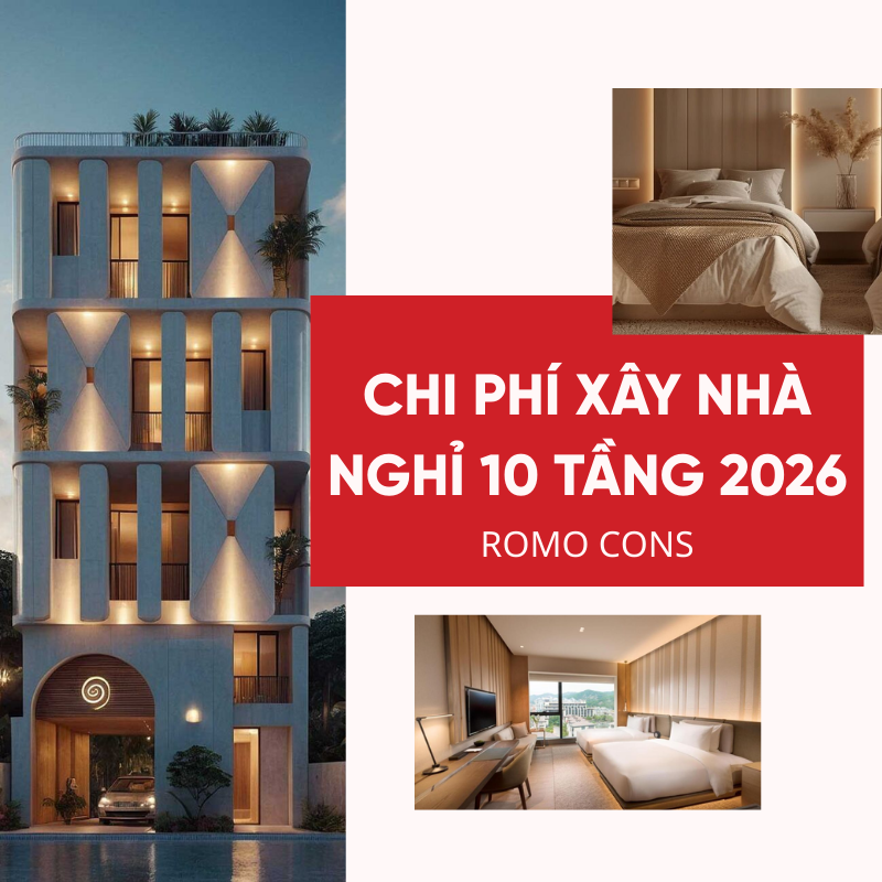 xây nhà nghỉ 10 phòng